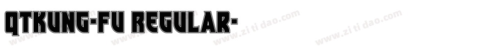 QTKung-Fu Regular字体转换